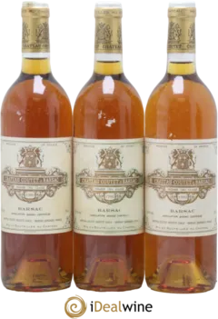 vue du vin Château Coutet 1er Grand Cru Classé