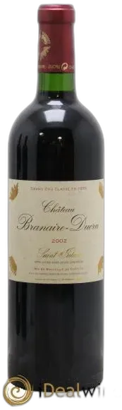 vue du vin Château Branaire Ducru 2010