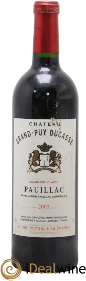 photo du vin Château Grand Puy Ducasse