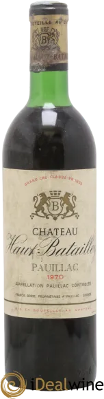 photo du vin Haut Batailley Verso