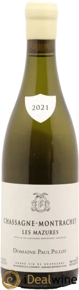 capture du vin Paul Pillot Chassagne Montrachet les Mazures