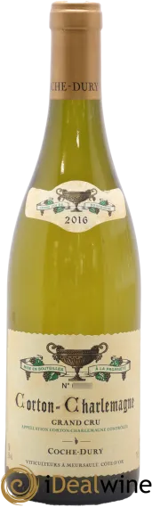 vue du vin Corton Charlemagne Coche Dury