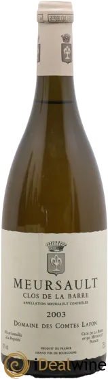 image du vin Meursault Clos de la Barre