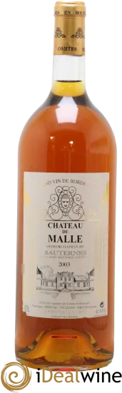 capture du vin Château de Malle Sauternes