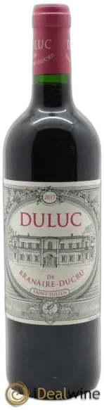 vue du vin Château Branaire Ducru 2010