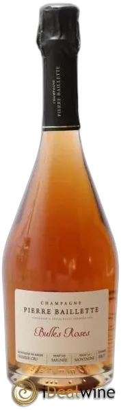 aperçu du vin Premier Cru Brut Bulles Roses Pierre Baillette