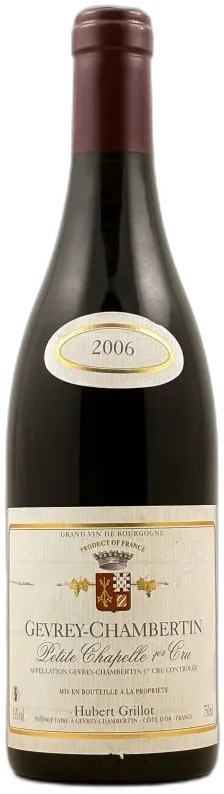 photos du vin Gevrey-Chambertin 1er Cru "Petite Chapelle" Domaine Marchand-Grillot