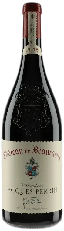 photo du vin Châteauneuf-du-Pape Château de Beaucastel Hommage à Jacques Perrin Famille Perrin