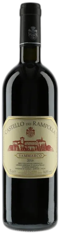 vue du vin Vigna d’Alceo Vino da Tavola Castello Dei Rampolla