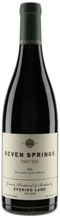 photo du vin Seven Springs Pinot Noir