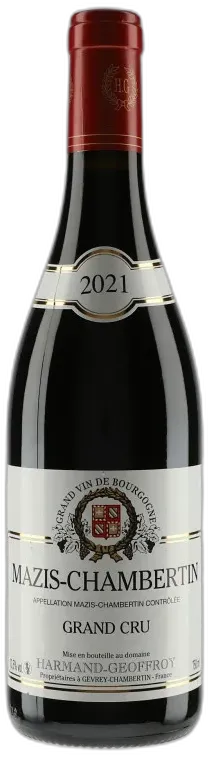 illustration du vin Harmand Geoffroy Mazis Chambertin Grand Cru