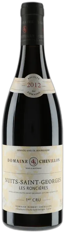 vue du vin Domaine Robert Chevillon Nuits-Saint-Georges 1er Cru les Roncières Rouge