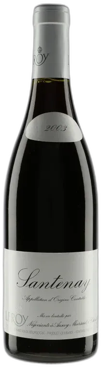 photos du vin Leroy Santenay 2009