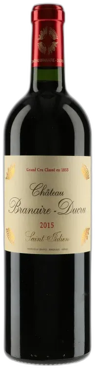 vue du vin Château Branaire Ducru 2010