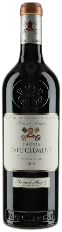vue du vin Château Pape Clément Cru Classé de Graves