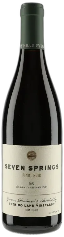 photo du vin Seven Springs Pinot Noir