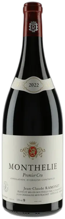 vue du vin Monthélie 1er Cru Ramonet