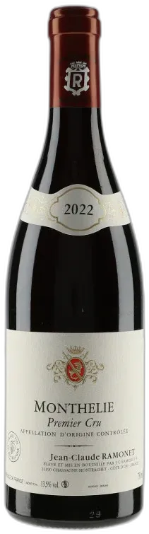 vue du vin Monthélie 1er Cru Ramonet