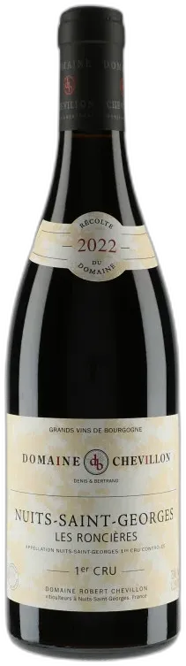 vue du vin Domaine Robert Chevillon Nuits-Saint-Georges 1er Cru les Roncières Rouge