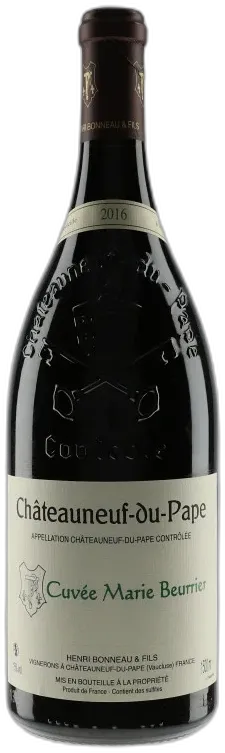 photos du vin Chateauneuf-du-Pape Cuvée Marie Beurrier Henri Bonneau