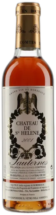 photo du vin Château de Sainte Hélène
