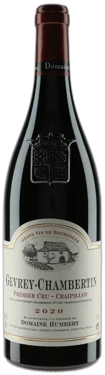 image du vin Humbert Gevrey Chambertin Petite Chapelle