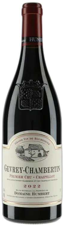image du vin Humbert Gevrey Chambertin Petite Chapelle