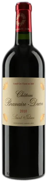 vue du vin Château Branaire Ducru 2010