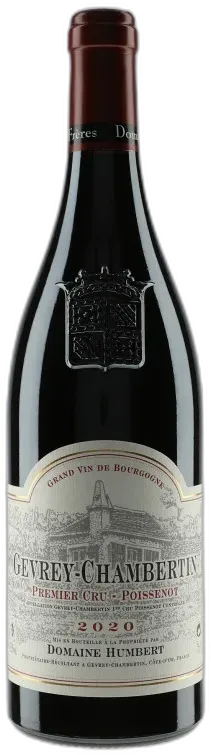 illustration du vin Domaine Humbert, Gevrey-Chambertin 1er Cru Estournelles Saint-Jacques