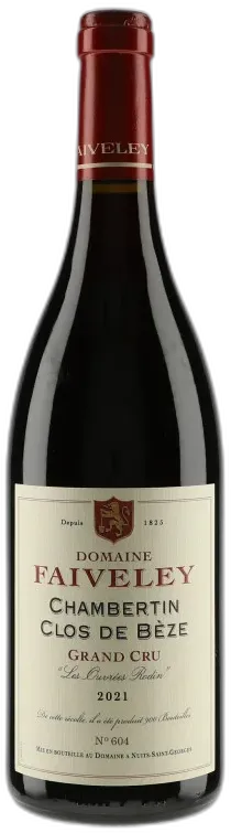 photos du vin Chambertin-Clos de Beze Grand Cru 'les Ouvrees Rodin' Domaine Faiveley