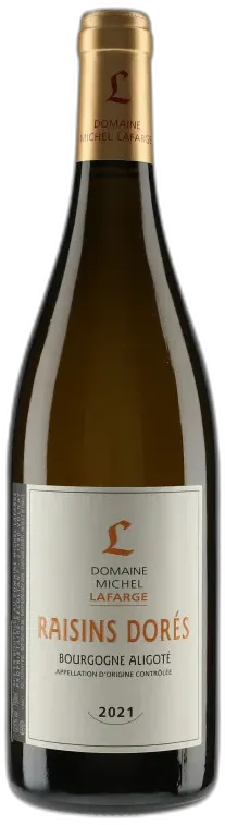 photo du vin Bourgogne Aligoté "Raisins Dorés" Blanc Domaine Lafarge