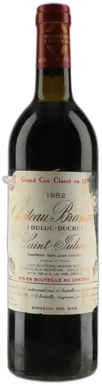 vue du vin Château Branaire Ducru 2010