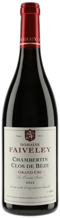 photos du vin Chambertin-Clos de Beze Grand Cru 'les Ouvrees Rodin' Domaine Faiveley
