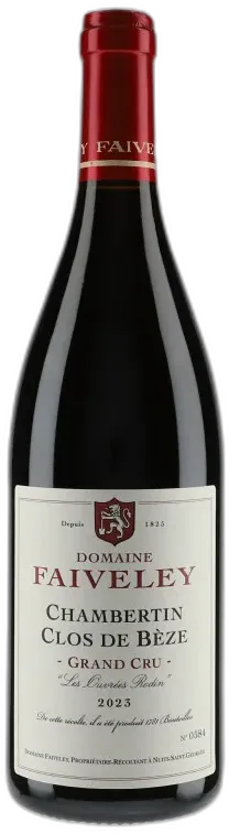 photos du vin Chambertin-Clos de Beze Grand Cru 'les Ouvrees Rodin' Domaine Faiveley