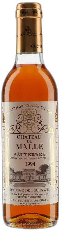 capture du vin Château de Malle Sauternes
