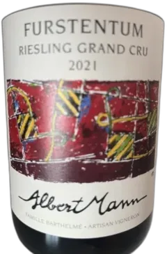 photo Riesling Grand Cru Furstentum 2021