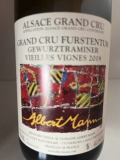 photo Gewurztraminer Grand Cru Furstentum vv 2019