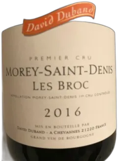 image du vin Morey Saint Denis 1er Cru le Broc 2016
