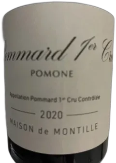 photo du vin Maison de Montille Pommard 1er Cru Pomone 2020