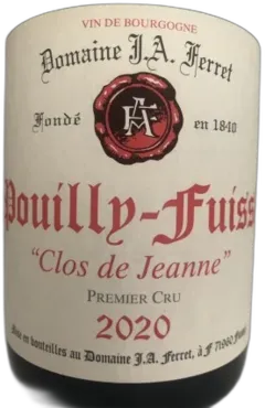 photo Pouilly Fuisse 1er Cru Clos de Jeanne 2020