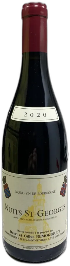image du vin Nuits Saint Georges 2020 Domaine Remoriquet