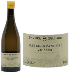 capture du vin Domaine Samuel Billaud Chablis Grand Cru "les Preuses" Blanc
