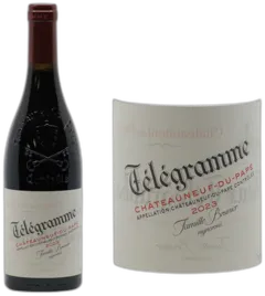 photo du vin Châteauneuf-du-Pape Télégramme Vignobles Brunier