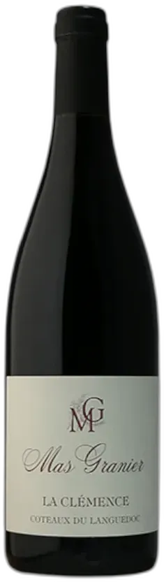 vue du vin Mas Granier la Clémence Côteaux du Languedoc Aop 2023 Rouge