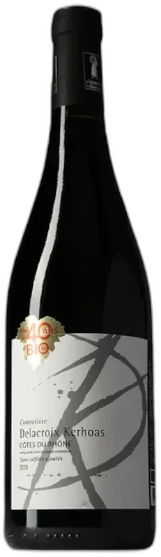 photo du vin Domaine Delacroix Kerhoas "Convoitise" Côtes du Rhône Aop 2021 Rouge