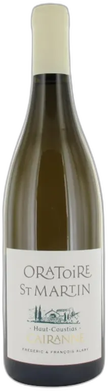 photo du vin Domaine de l’Oratoire Saint Martin "Haut Coustias" Cairanne Aop 2022 Blanc