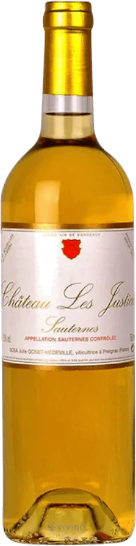 photo Château les Justices Sauternes Aop 2009 Blanc