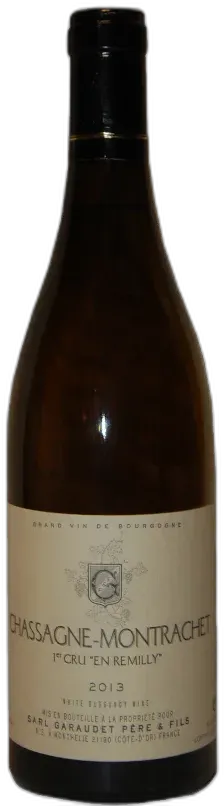 photo du vin Domaine Garaudet Chassagne Montrachet "1er Cru - en Remilly" Aop 2013 Blanc