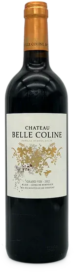 photo Château Belle Coline, Blaye Côtes de Bordeaux, Rouge