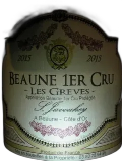 photo du vin Beaune 1er Cru "Grèves" 2015 S.Javouhey Rouge